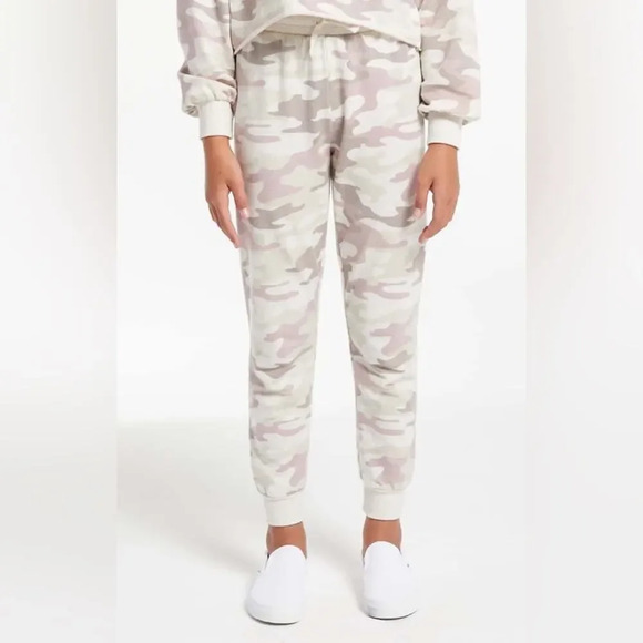 z supply mauve ava camo joggers SZ MED - Picture 1 of 6
